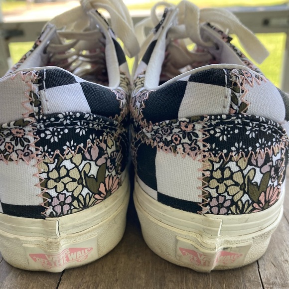 Vans Old Skool Skate floral and checkerboard - Picture 6 of 7